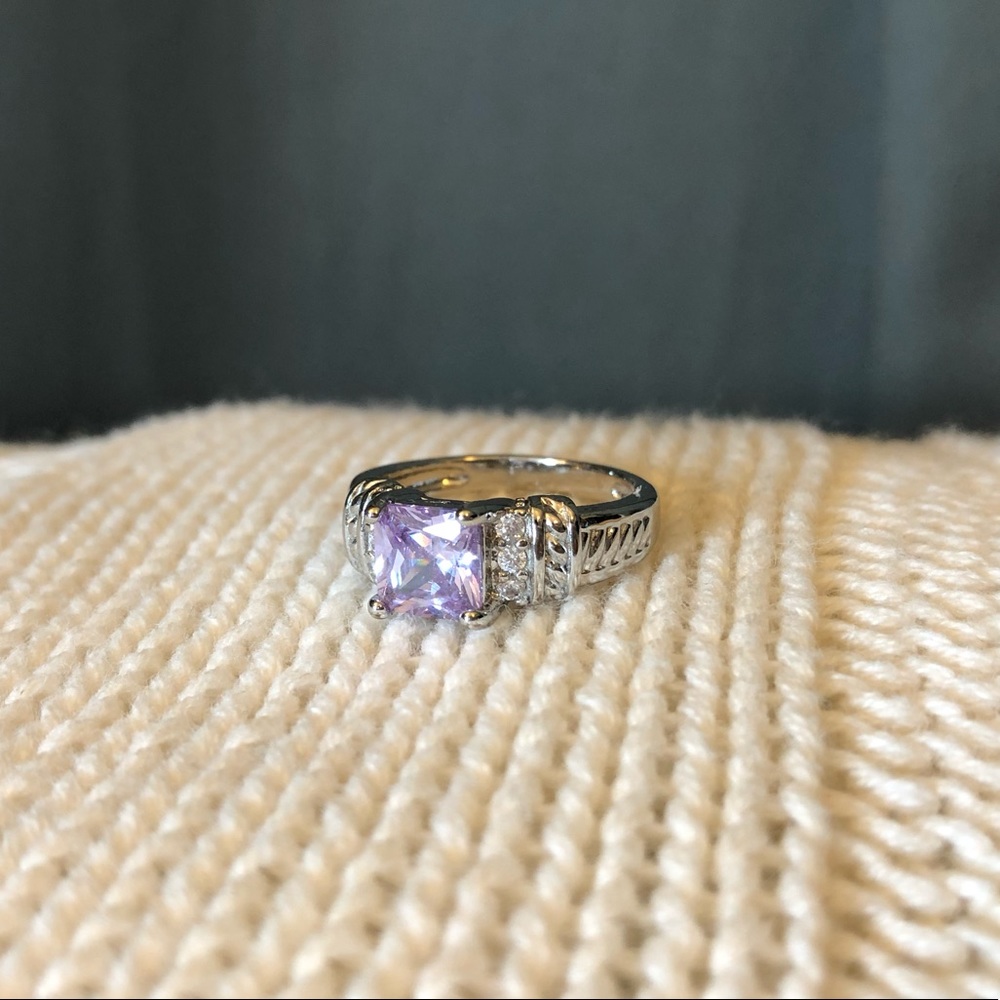 Purple stone ring